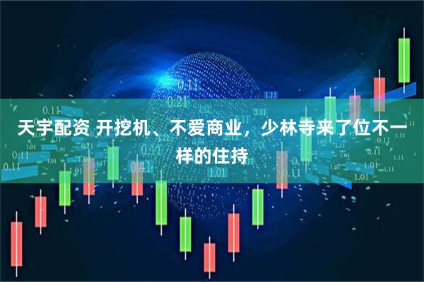 天宇配资 开挖机、不爱商业，少林寺来了位不一样的住持